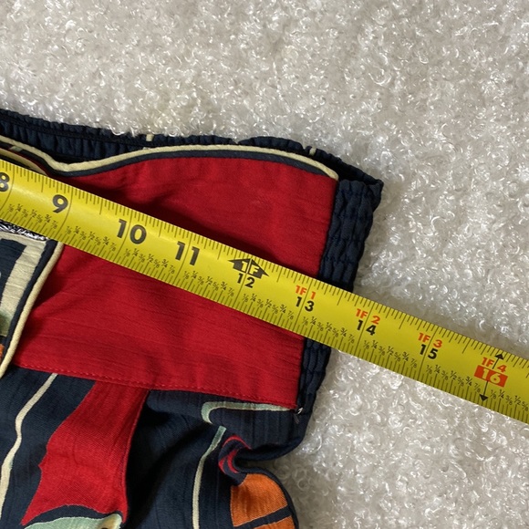 Componix - Marsha Brander Vintage USA Abstract Art Faux Wrap Full Skirt 10 - Picture 12 of 15